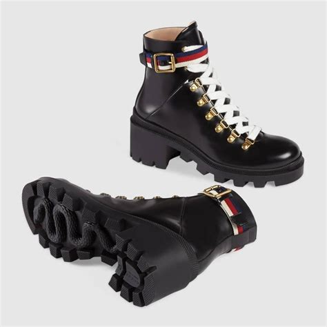 gucci sylvie web boots|sylvie web 481156.